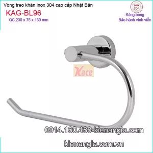 Vòng treo khăn inox 304 Việt Nhật KAG-BL96