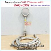 Vòi sen tăng áp inox sus304 KAG-KS67