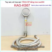 Vòi sen tăng áp inox sus304 KAG-KS67