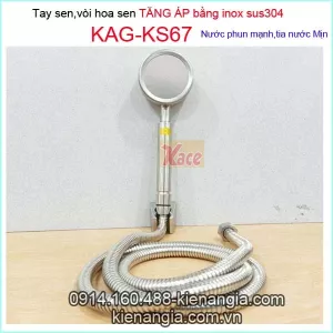 Vòi sen tăng áp inox sus304 KAG-KS67