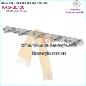 Móc 5,móc 5L inox Việt Nhật cao cấp KAG-BL100