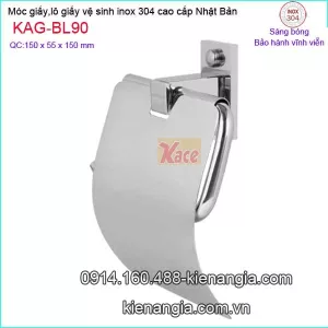 Móc giấy,lô giấy vệ sinh inox Việt Nhật cao cấp  KAG-BL90