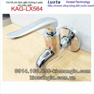 Vòi đơn gắn tường,vòi hồ Korea Luxta KAG-LX564
