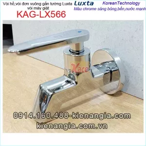 Vòi đơn gắn tường vuông ,vòi hồ Korea Luxta KAG-LX566