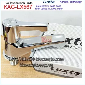 Vòi vuông chậu lavabo cao cấp Luxta KAG-LX567 BM2026