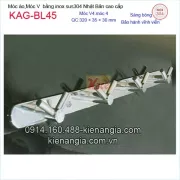 Móc V4,móc áo inox 304 Nhật bản KAG-BL45