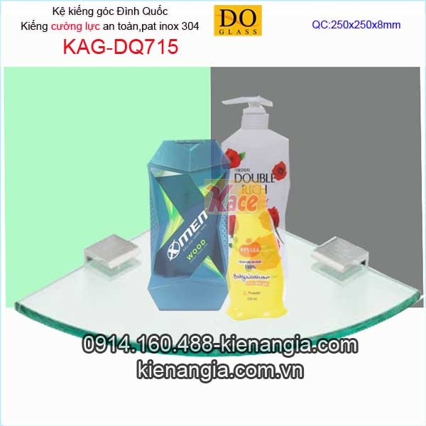 Kệ kiếng góc DQ KAG-DQ715