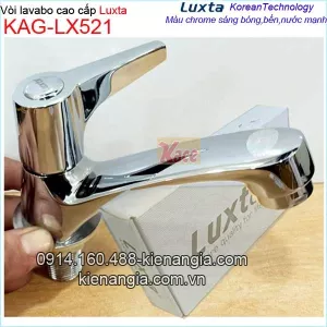 Vòi lavabo treo tường cao cấp Luxta KAG-LX521 BM2026