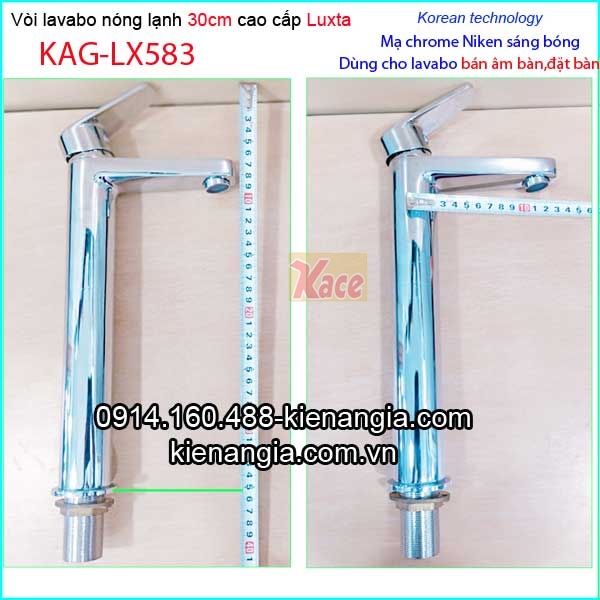 KAG-LX583-Voi-lavabo-dat-ban-nong-lanh-30cm-cao-cap-Luxta-KAG-LX583-tskt