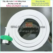 Dây cấp nước dài 2 mét  nhựa tán thau tai vặn KAG-DCN201