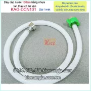 Dây cấp nước dài 1 mét  nhựa tán thau tai vặn KAG-DCN101
