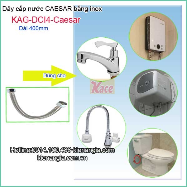 Day-cap-nuoc-Caesar-inox-voi-lanh-400-KAG-DCI4-Caesar