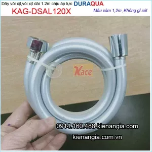 Dây sen,dây vòi xịt nhựa chịu nhiệt,chịu áp lực dài 1,2m KAG-DSAL120X