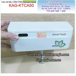 Van xả tiểu cảm ứng dùng pin Smartech KAG-KTCA50