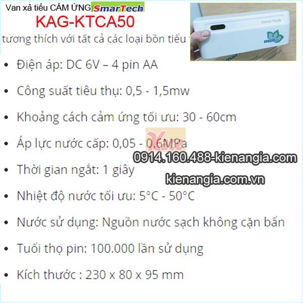 KAG-KTCA50-Van-xa-tieu-cam-ung-dung-pin-Smartech-KAG-KTCA50-tskt