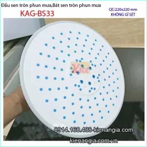 Đầu sen phun mưa nhựa không gỉ sét KAG-BS33