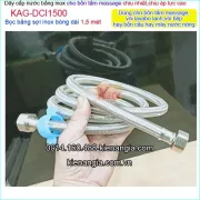 Dây cấp nước inox 304 dài 1,5 mét KAG-DCI1500