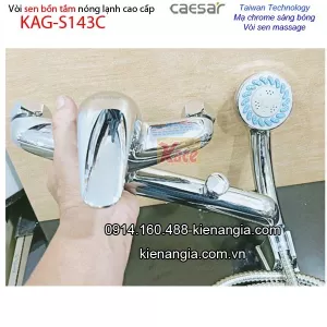 Vòi bồn tắm  có hoa sen nóng lạnh CAESAR S143C