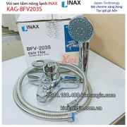 Vòi sen tắm nóng lạnh INAX chính hãng KAG-BFV203S BM2022