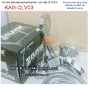 Vòi sen tắm kim cương nóng lạnh Clever-KAG-CLV03