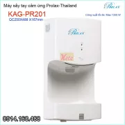 Máy sấy tay cảm ứng có khay hứng nước Prolax-Thailand KAG-PR201