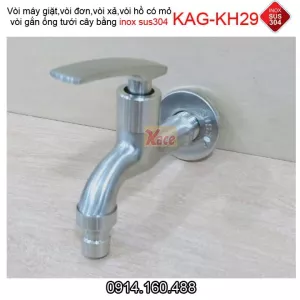 Vòi hồ,vòi đơn,vòi máy giặt có mỏ inox sus304 KAG-KH29