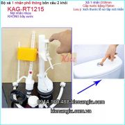 Bộ xả 1 nhấn bồn cầu trẻ em 2 khối,bồn cầu phổ thông KAG-RT1215