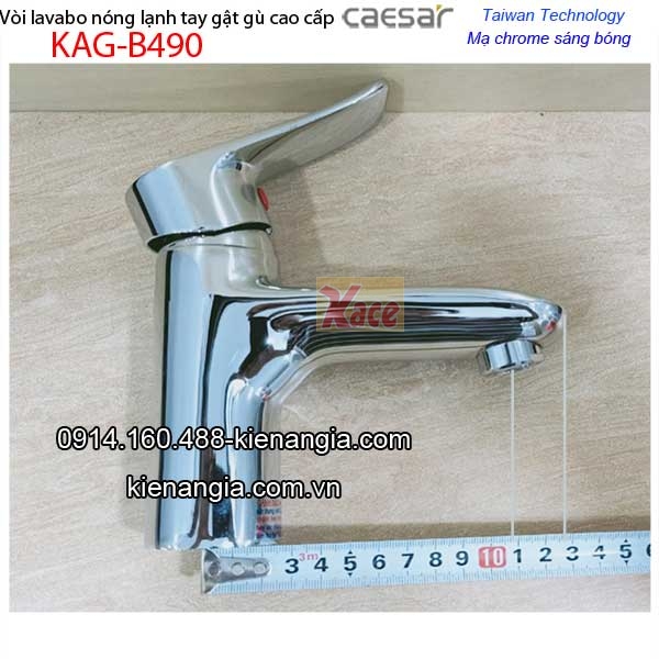 KAG-B490-Voi-chau-lavabo-nong-lanh-Caesar-tay-gat-gu-B490-tskt