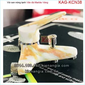 Vòi sen nóng lạnh Marble vàng nâu KAG-KCN38