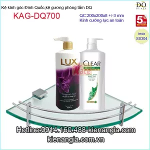 Kệ kiếng góc phòng tắm Đình quốc DQ KAG-DQ700