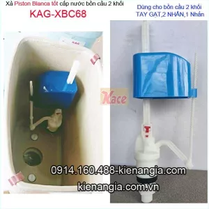 Xả Piston Blanca tốt cấp nước bồn cầu 2 khối gạt,nhấn KAG-XBC68