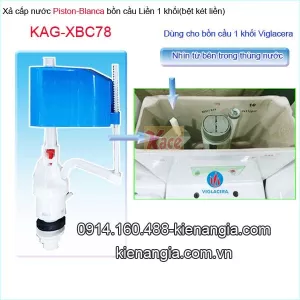 Xả cấp nước Piston Blanca-tốt bồn cầu liền 1 khối  KAG-XBC78