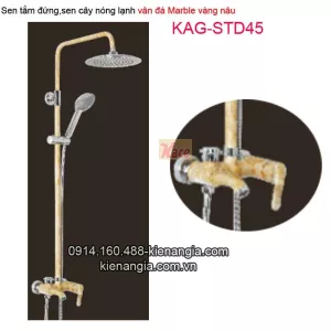 Sen tắm đứng màu đá marble vàng nâu KAG-STD45