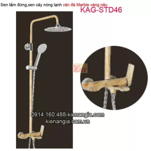 Sen tắm đứng màu đá marble vàng nâu KAG-STD46