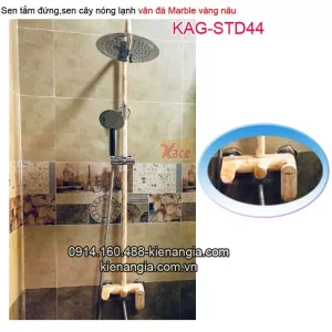 Sen tắm đứng màu đá marble vàng nâu KAG-STD44