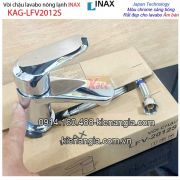 Vòi chậu lavabo nóng lạnh Inax LFV-2012S