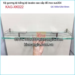 Kệ kính phòng tắm Inox 304 KAG-XK022
