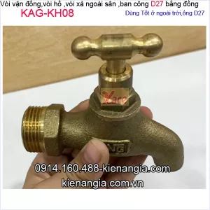 Vòi hồ đồng ngoài sân D27 giá rẻ KAG-KH08