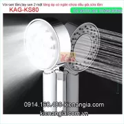 Vòi sen tắm masasge 2 mặt có ngăn dầu gội,sữa tắm KAG-KS80 không dây