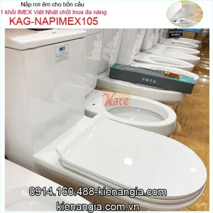 Nắp bồn cầu 1 khối Imex Việt Nhật KAG-NAPIMEX105