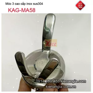 Móc 3 cao cấp inox sus304 KAG-MA58