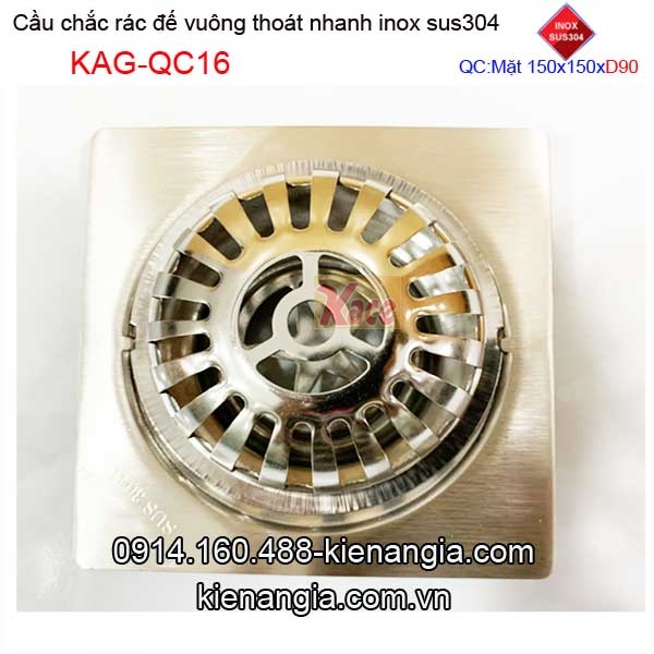 KAG-QC16-Cau-chan-rac-inox-sus304-bong-de-vuong-150x150xD90-KAG-QC16-24