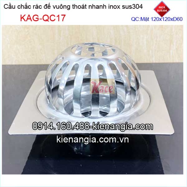 KAG-QC17-Qua-Cau-chan-rac-de-vuong-inox304-120x120xD60-KAG-QC17-23