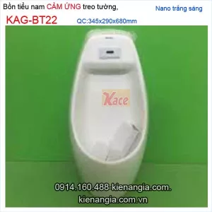 Bồn tiểu nam cảm ứng treo tường KAG-BTN22+ xả cảm ứng