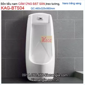 Bồn tiểu nam đặt sàn,treo tường cảm ứng KAG-BTS04