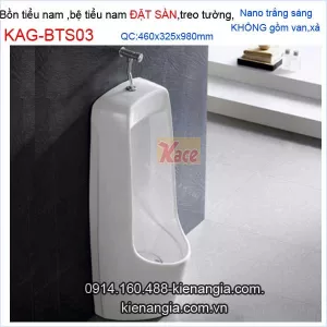 Bồn tiểu nam treo tường,đặt sàn giá rẻ KAG-BTS03