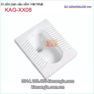 Xí xổm,bồn cầu xổm đẹp KAG-XX08