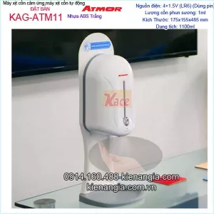 Máy xịt cồn sát khuẩn cảm ứng ĐẶT BÀN ATMOR KAG-ATM11