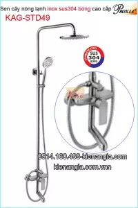 Sen cây ,sen tắm đứng inox sus304 bóng Proxia KAG-STD49