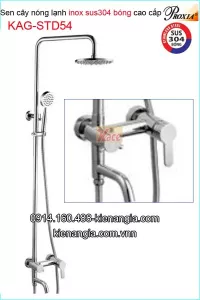Sen cây ,sen tắm đứng inox sus304 bóng Proxia KAG-STD54